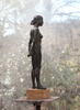 ISRAELI GIRL, Bronze on marble, 58cm (23in)