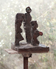 MAQUETTE FOR FAMILY GROUP, Bronze, 30x23x38cm (12x9x15in)