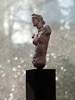 BROKEN WOMAN, Bronze on marble, 38cm (15in) 38cm (15in)